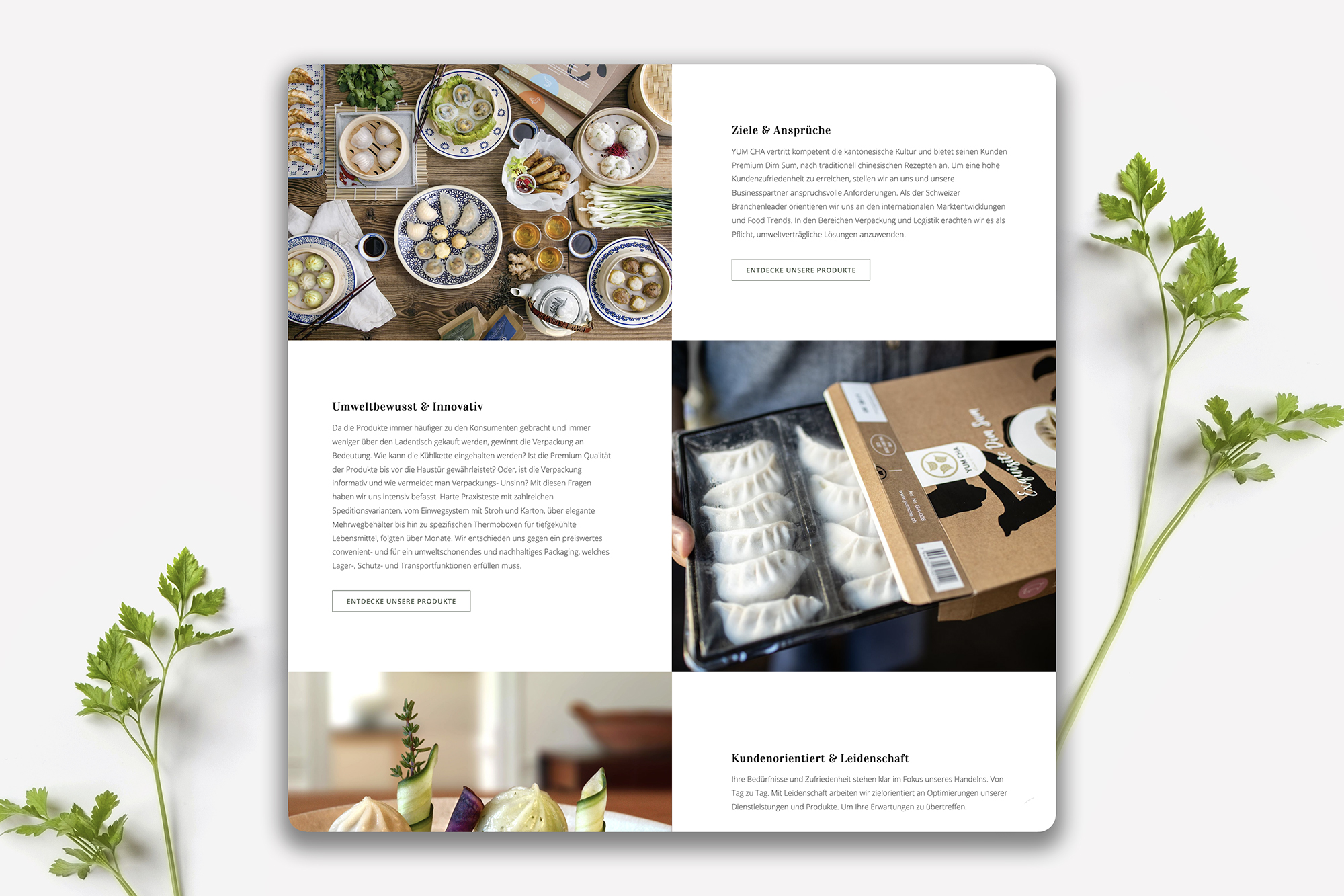 Webdesign – YUM CHA Webdesign - YUM CHA