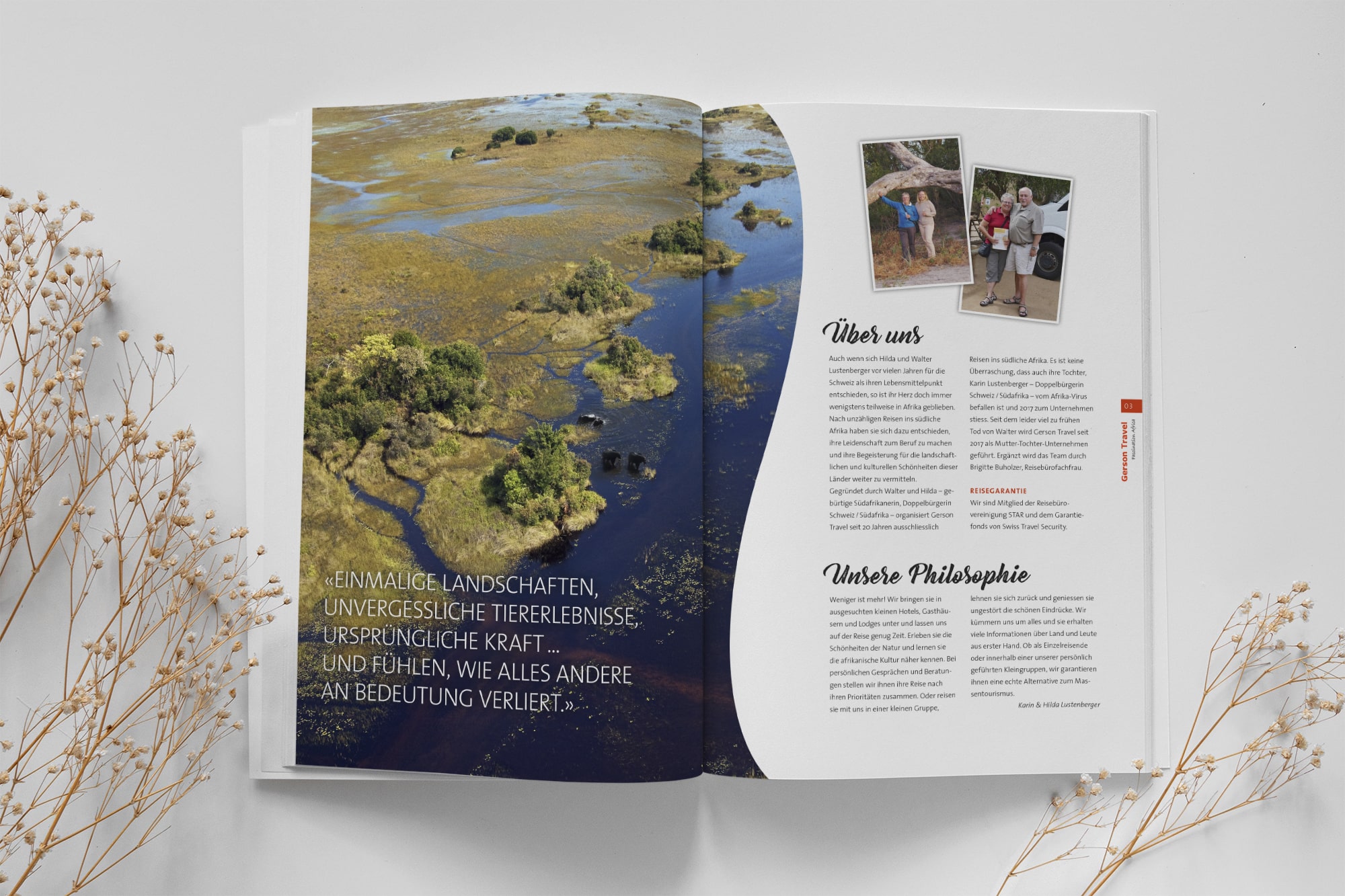 Gestaltung Broschüre – Gerson Travel Gestaltung Broschüre - Gerson Travel